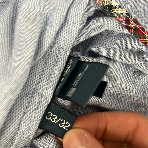 Mens Polo RL Ralph Lauren RL & Co Red White Green  Pants Golfing Dress 33 x 32 - Picture 3 of 7